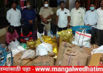मंगळवेढामध्ये मावा बनविण्याच्या कारखान्यावर पोलिसांचा छापा