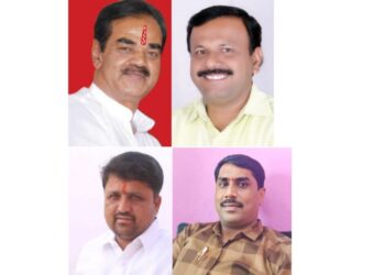 राष्ट्रवादी काँग्रेसच्या मंगळवेढा तालुकाध्यपदी प्रा.पी.बी.पाटील तर शहराध्यक्ष चंद्रशेखर कोंडूभैरी