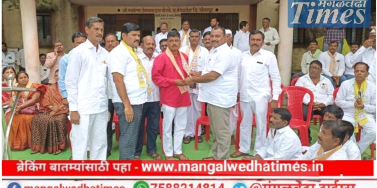 राष्ट्रवादीला धक्का! दामाजीच्या हितासाठी ‘या’ नेत्यांनी आ.आवताडे गटाला दर्शविला पाठिंबा