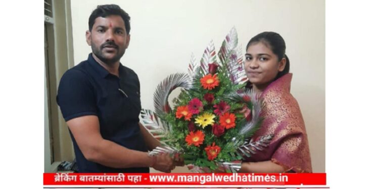 कौतुकास्पद!मंगळवेढ्यातील ‘साक्षी बाबर’ला CBSE बोर्ड परिक्षेत घवघवीत यश; दहावीत मिळवले 97.40 टक्के गुण