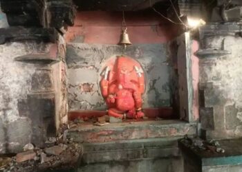 संतापजनक! मंगळवेढ्यातील गणेश मंदिरात पुरातत्व विभागाने केली तोडफोड; भाविकांमध्ये संतापाची लाट