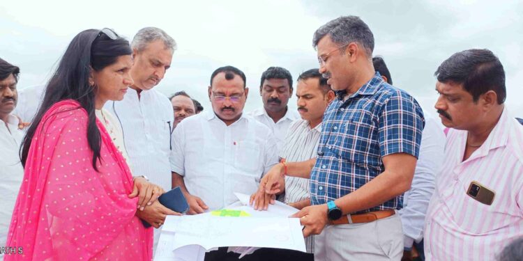 पथकाकडून पाहणी! जागेची निश्चिती झाल्यानंतर, त्वरित जागा खरेदी करण्यास सुरुवात होणार; आ.आवताडे यांच्या पाठपुराव्याला यश