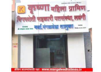 कृष्णा महिला ग्रामीण बिगरशेती सहकारी पतसंस्थेचा आज लवंगीत शुभारंभ; दक्षिण भागाचा कायापालट होणार