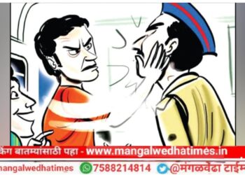 संतापजनक! मंगळवेढ्यात जीप चालकाने पोलीसाच्या श्रीमुखात भडकावली; चालकाविरूध्द गुन्हा दाखल