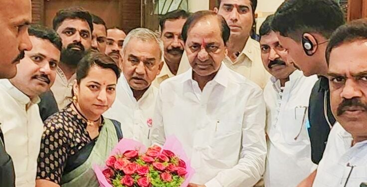 तेलंगणाचे मुख्यमंत्री के चंद्रशेखर राव आणि कोमल ढोबळे-साळुंखे यांच्या भेटीत नेमकं काय घडलं? भेटीनंतर कोमलताई म्हणाल्या…