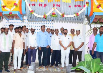 एफआरपी पेक्षा जादा दर देऊन शेतकऱ्यांना सर्व ऊस बिले दिली; येणार्‍या हंगामात ७ लाख मे.टन गाळपाचे उदिष्ट; भैरवनाथ शुगरच्या मिल रोलरचे पूजन