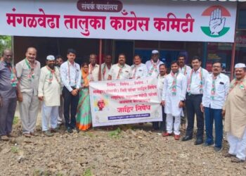 काँग्रेसचे तालुकाध्यक्ष प्रशांत साळे ॲक्शन मोडमध्ये; मंगळवेढ्यात संभाजी भिडेंचा केला निषेध