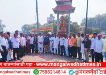 आरक्षणाची घोषणा होताच मंगळवेढ्यात मराठा समाज बांधवांचा जल्लोष; फटाके फोडून केली गुलालाची उधळण