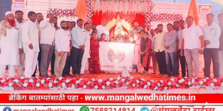 शिवजयंतीनिमित्त मंगळवेढयात पार पडला राष्ट्रवादी आयोजित स्वराज्य सप्ताह शुभारंभ सोहळा; ‘हे’ कार्यक्रम राबवण्यात येणार
