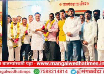 ताकद वाढली! मंगळवेढा तालुक्यातील ‘या’ गावातील शेकडो ग्रामस्थांनी अभिजीत पाटील गटात केला प्रवेश; जेसीबीतून फुलांची उधळण करत अभिजीत पाटीलांचे केले जंगी स्वागत