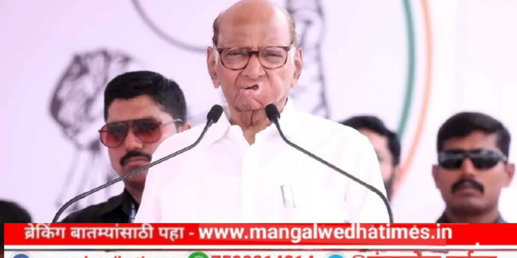 नागरिकांनो! धैर्यशील मोहिते पाटलांना विजयी करा, माढा, सोलापूर जिल्हा चमकेल; शरद पवारांनी पंढरपुरातील सभा गाजवली