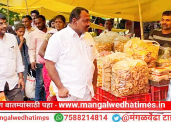 आठवडा बाजारात प्रचंड गैरसोय, व्यापाऱ्यांना, शेतकऱ्यांना व ग्राहकांना नाहक त्रास; आ.अवताडे यांची अचानक भेट; जाणून घेतल्या समस्या: त्यांच्यावर कारवाई करा प्रशासनाला दिल्या सूचना