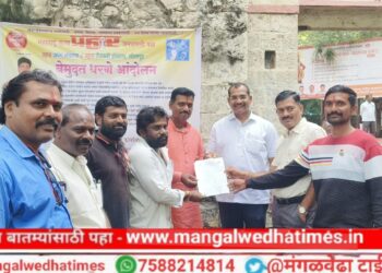 मोठी बातमी! संजय आवताडे यांच्या मध्यस्थीने आठ दिवसापासून सुरू असलेले प्रहारचे आंदोलन स्थगित; अखेर ठेकेदारास दंड