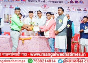 कौतुकास्पद! प्रा.सागर पाटील यांना ‘रिजनल टिचर्स ऑर्गनायझेशन’ संस्थेचा आदर्श शिक्षक पुरस्कार प्रदान