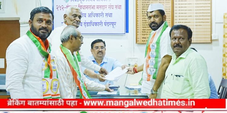मंगळवेढा-पंढरपूर मतदारसंघात महाविकास आघाडीत फूट? अनिल सावंत यांनी राष्ट्रवादी शरद पवार पक्षाकडून दाखल केला अर्ज; भालके यांच्या अडचणी वाढल्या?