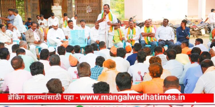 मतदारसंघातील गावांसाठी केलेल्या विविध विकास कामांच्या जोरावर जनता माझ्या पाठिशी; विकास क्रांतीच्या मोठ्या पर्वासाठी आणखी एक संधी द्या; आ.आवताडेंचे गावकऱ्यांना आवाहन