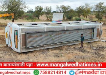 मोठी बातमी! शैक्षणिक सहलीच्या खाजगी बसला मंगळवेढ्यात अपघात; बस चालकासह चार विद्यार्थी जखमी; बसमध्ये होते 39 विद्यार्थी व 11 शिक्षक