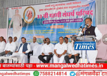 तरुण पिढीने नेतृत्व घेऊन सांगोला व मंगळवेढा भागासाठी ही चळवळ अधिक तीव्र करावी; प्रा.काळुंगे यांनी सोपवली नव्या पिढीवर जबाबदारी; हक्काच्या पाण्यासाठी ३३ वर्षांचा संघर्ष