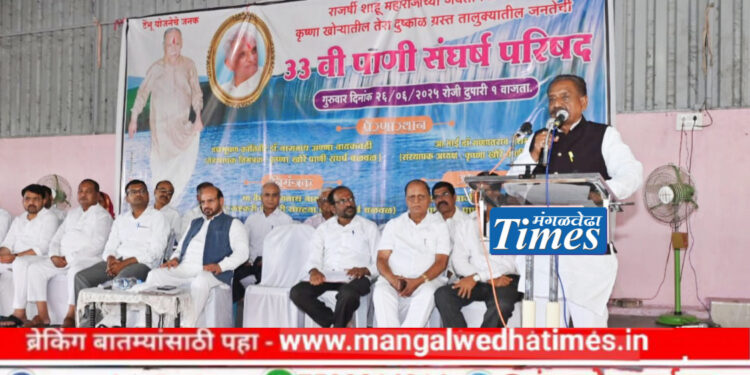 तरुण पिढीने नेतृत्व घेऊन सांगोला व मंगळवेढा भागासाठी ही चळवळ अधिक तीव्र करावी; प्रा.काळुंगे यांनी सोपवली नव्या पिढीवर जबाबदारी; हक्काच्या पाण्यासाठी ३३ वर्षांचा संघर्ष