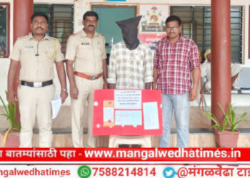मोठी बातमी! मंगळवेढ्यातील ‘या’ घरफोडीतील आरोपीकडून सव्वा लाखाचा मुद्देमाल हस्तगत; सहायक पोलिस निरीक्षक अंकुश वाघमोडे यांची धडाकेबाज कामगिरी