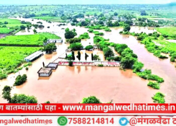हाहाकार! मंगळवेढ्यात पाऊस आला पण संकट घेऊन आला, उभ्या पिकांमध्ये पूर; अनेक गावांचा संपर्क तुटला; कुठे काय परिस्थिती? विनाकारण धाडस करू नये केले आवाहन